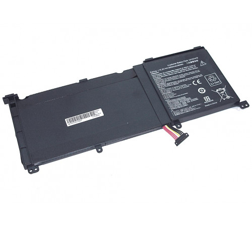 Аккумуляторная батарея для ноутбука Asus ZenBook Pro UX501VW (C41N1416-4S1P) 15.2V 60Wh OEM черная