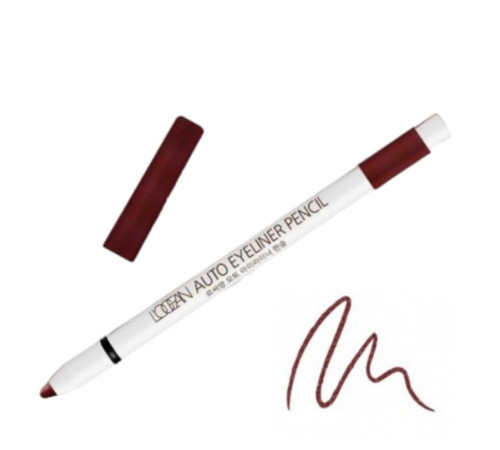 L’ocean Водостойкий автоматический карандаш для глаз / Auto Eyeliner Pencil #05, Twinkle Burgundy, 0,5 г