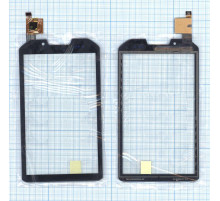 Сенсорное стекло (тачскрин) для DNS SD01 черное