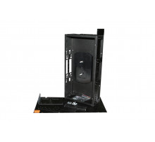 FO-19R-2U-6xSLT-W140H42-48UN-BK Бокс оптический универсальный 19", от 8 до 48 портов (SC, duplex LC, ST, FC), со сплайс пластиной, черный Hyperline