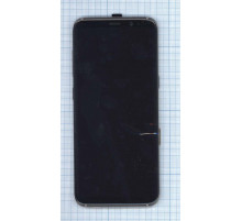 Дисплей для Samsung Galaxy S8 SM-G950F черный с золотой рамкой