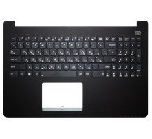 Клавиатура для ноутбука Asus X502, X502CA черная, верхняя панель в сборе (черная)