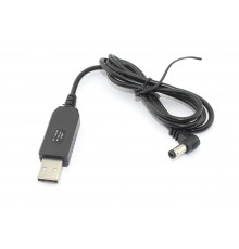 Кабель для зарядки USB-5.5*2.1*11 mm, 1m черный