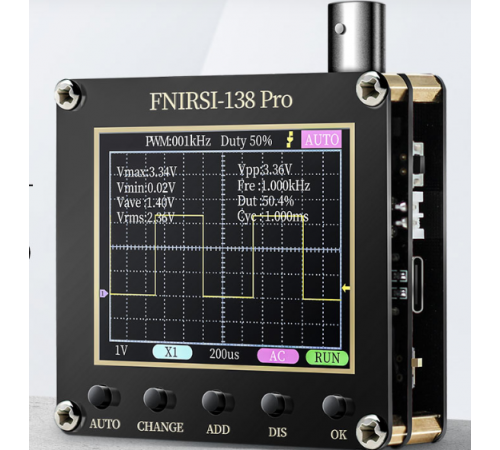 Портативный цифровой осциллограф FNIRSI-138 PRO