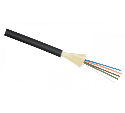 ВО кабель Lanmaster одномодовый универсальный 4 волокна нг(А)-HF OS2 Ultra черный LAN-OFC-DU4-S2-HF ВО кабель Lanmaster одномодовый универсальный 4 волокна нг(А)-HF OS2 Ultra черный LAN-OFC-DU4-S2-HF