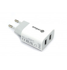 Блок питания (сетевой адаптер) Amperin 5V/2.4A 2USB (YDS-TC012-200) white