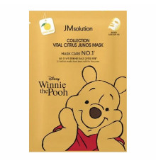 JMsolution Маска тканевая с экстрактом юдзу и прополисом / Disney Collection Vital Citrus Junos Mask, 30 мл