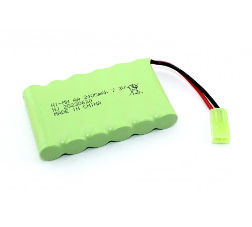 Аккумулятор Ni-Mh 7.2V 2400 mAh AA Flatpack разъем Tamiya