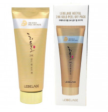 Lebelage Маска-пленка для лица с экстрактом золота / Heeyul 24K Gold Peel Off Pack, 150 мл