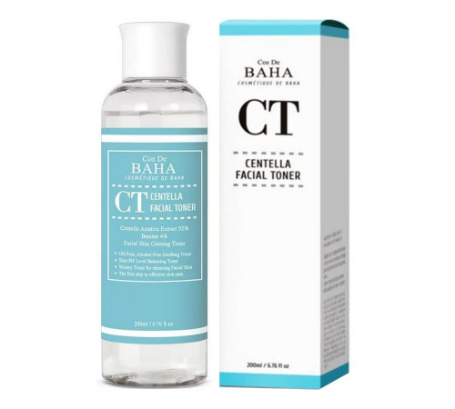 Cos De BAHA Восстанавливающий тонер с 92% центеллы / CT Centella Facial Toner, 200 мл