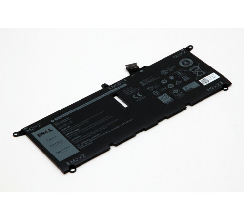 Аккумулятор для Dell XPS 13-9370, 13-9380 (DXGH8, 0H754V, G8VCF), 7.6V, 52Wh