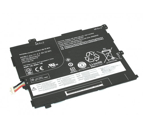 Аккумуляторная батарея для ноутбука Lenovo ThinkPad 10 2 (00HW016) 7.6V 4200mAh