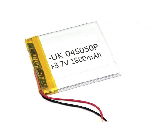 Аккумулятор Li-Pol (батарея) 4*50*50мм 2pin 3.7V/1800mAh