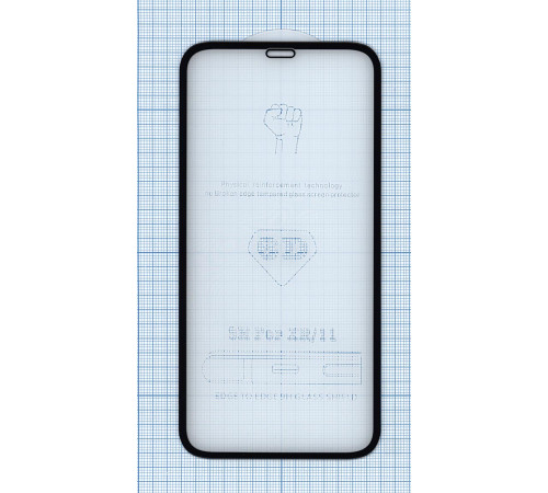 Защитное стекло 5D для Apple iPhone XR черное