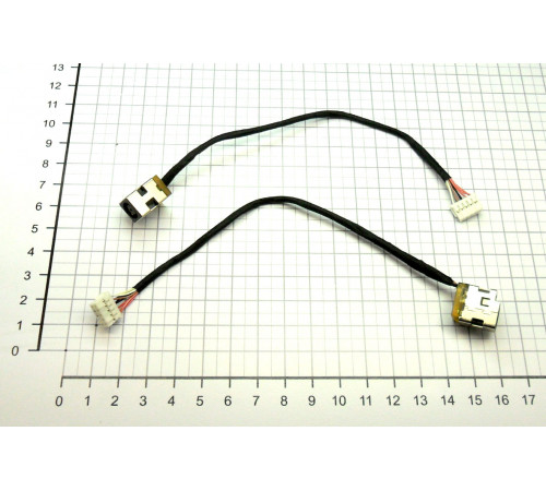 Разъем для ноутбука HY-HP051 HP Pavilion DV6-3000 DV7-4000 (10-pin 9 проводов) с длинным кабелем