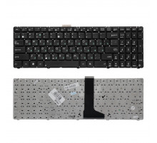 Клавиатура для ноутбука Asus U52, U53, U53F, U53J, U56 Series. Плоский Enter. Черная, без рамки. PN: V111462DS1.