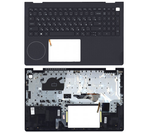 Клавиатура для ноутбука Dell Vostro 3515-5456 черная с подсветкой топ-панель