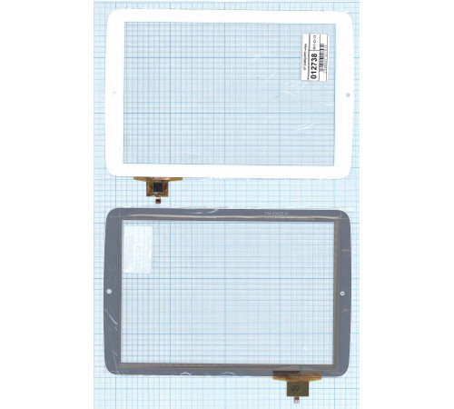 Сенсорное стекло (тачскрин) AT-C9093-FPC белое