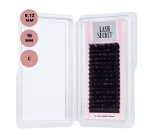 Lash Secret ресницы, одна длина, 16 линий, 0,12/C/10 мм, чёрные