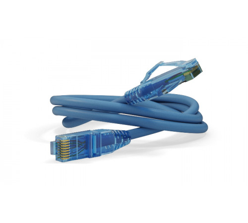 PC-LPM-UTP-RJ45-RJ45-C6-0.3M-LSZH-BL Патч-корд U/UTP, Cat.6 (100% Fluke Component Tested), LSZH, 0.3 м, синий Hyperline