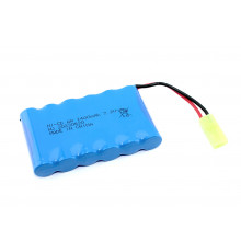 Аккумулятор Ni-Cd 7.2V 1400 mAh AA Flatpack разъем Tamiya