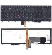 Клавиатура для ноутбука Lenovo ThinkPad Edge E531, E540, T540, T540p черная, с рамкой, с подсветкой, с джойстиком