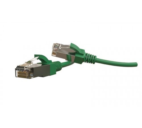 PC-LPT-SFTP-RJ45-RJ45-C6-5M-LSZH-GN Патч-корд S/FTP, экранированный, категория 6 (100% Fluke Component Tested), 28AWG, LSZH, 5 м, зеленый Hyperline