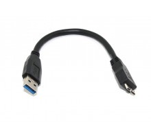 Кабель micro USB 3.0 USB3-AMBM 23см для внешних жестких дисков