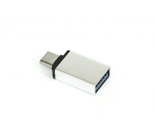 Переходник Type-C на USB 3.0 OTG серебристый