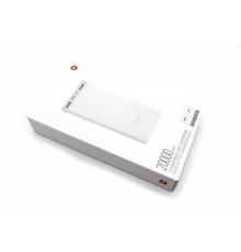 Универсальный внешний аккумулятор для Xiaomi Mi Power Bank 3 20000 mAh (PLM18ZM) White