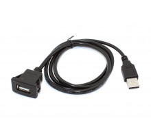 Кабель с разъемами USB 2.0 мама для монтажа -папа 1 м