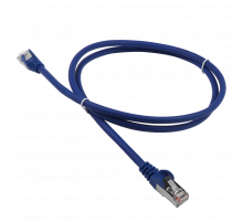 Патч-корд RJ45 - RJ45, 4 пары, FTP, категория 5е, 2 м, синий, LSZH, LANMASTER LAN-PC45/S5E-2.0-BL