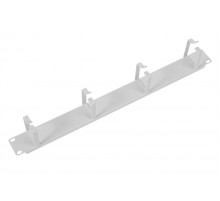 Кабельный органайзер ЦМО горизонтальный 19" 1U, 4 кольца ГКО-4.62