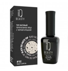 IQ Beauty Матовый топ перепелиное яйцо /  Black Egg Matt, 10 мл