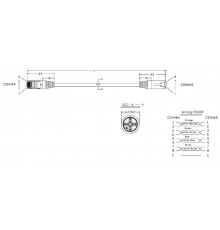 PC-LPM-STP-RJ45-RJ45-C5e-3M-YL (PC-LPM-STP-RJ45-C5E-10F-YL) Патч-корд F/UTP, экранированный, Cat.5е (100% Fluke Component Tested), PVC, 3 м, желтый Hy