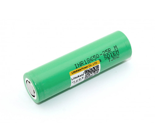 Аккумулятор типа 18650 Li-Ion LiitoKala Lii-25R 2500mAh, 3.7V