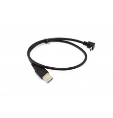 Кабель USB  Type A на Micro USB угол вверх  0,5 м