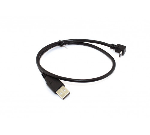 Кабель USB  Type A на Micro USB угол вверх  0,5 м