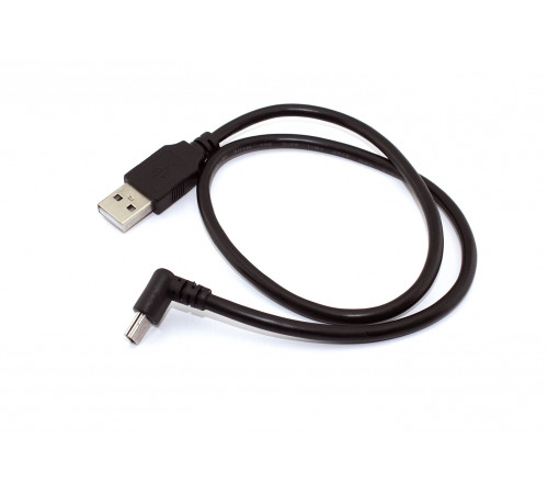 Кабель USB  Type A на Mini USB угол вниз  0,5 м