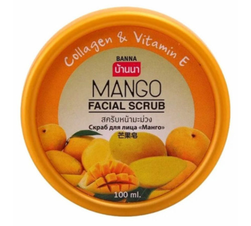 Banna Скраб для лица с экстрактом манго / Mango Facial Scrub, 100 мл