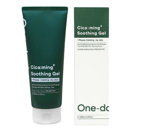 One-day's you Успокаивающий и увлажняющий гель для лица с центеллой / Cica:ming Soothing Gel, 200 мл