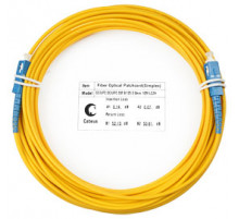 Cabeus FOP(s)-9-SC-SC-10m Шнур оптический simplex SC-SC 9/125 sm 10м LSZH