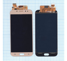 Дисплей для Samsung Galaxy J7 (2017) SM-J730FM в сборе с тачскрином (TFT) золотистый