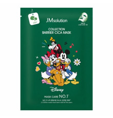 JMsolution Маска тканевая успокаивающая с экстрактом центеллы / Disney Сollection Barrier Сica Mask, 30 мл