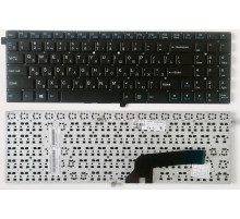 Клавиатура для ноутбука DNS Clevo W550EU, W550EU1, W5500 без рамки, плоский ENTER