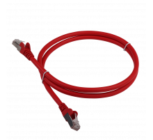 Патч-корд RJ45 - RJ45, 4 пары, FTP, категория 6, 10 м, красный, LANMASTER LAN-PC45/S6-10-RD