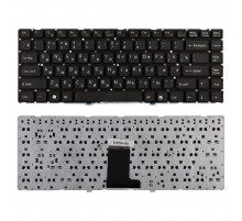 Клавиатура для ноутбука Sony VPC-EA Series. Плоский Enter. Черная, без рамки. PN: 148792471.