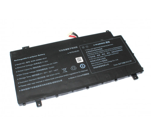 Аккумуляторная батарея для ноутбука Haier AX1750SD (819R-596880-3S1P) 11.4V 4800mAh/54.72Wh