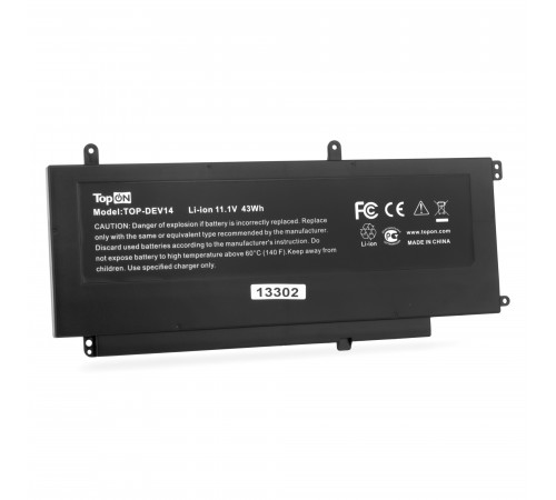 Аккумулятор для ноутбука Dell Vostro 14 5000. 11.1V 3400mAh. PN: 4P8PH