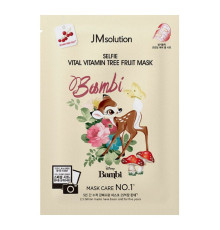 JMSolution Маска тканевая с экстрактом облепихи / Disney Collection SELFIE VITAL Vitamin Tree Fruit Mask, 30 мл